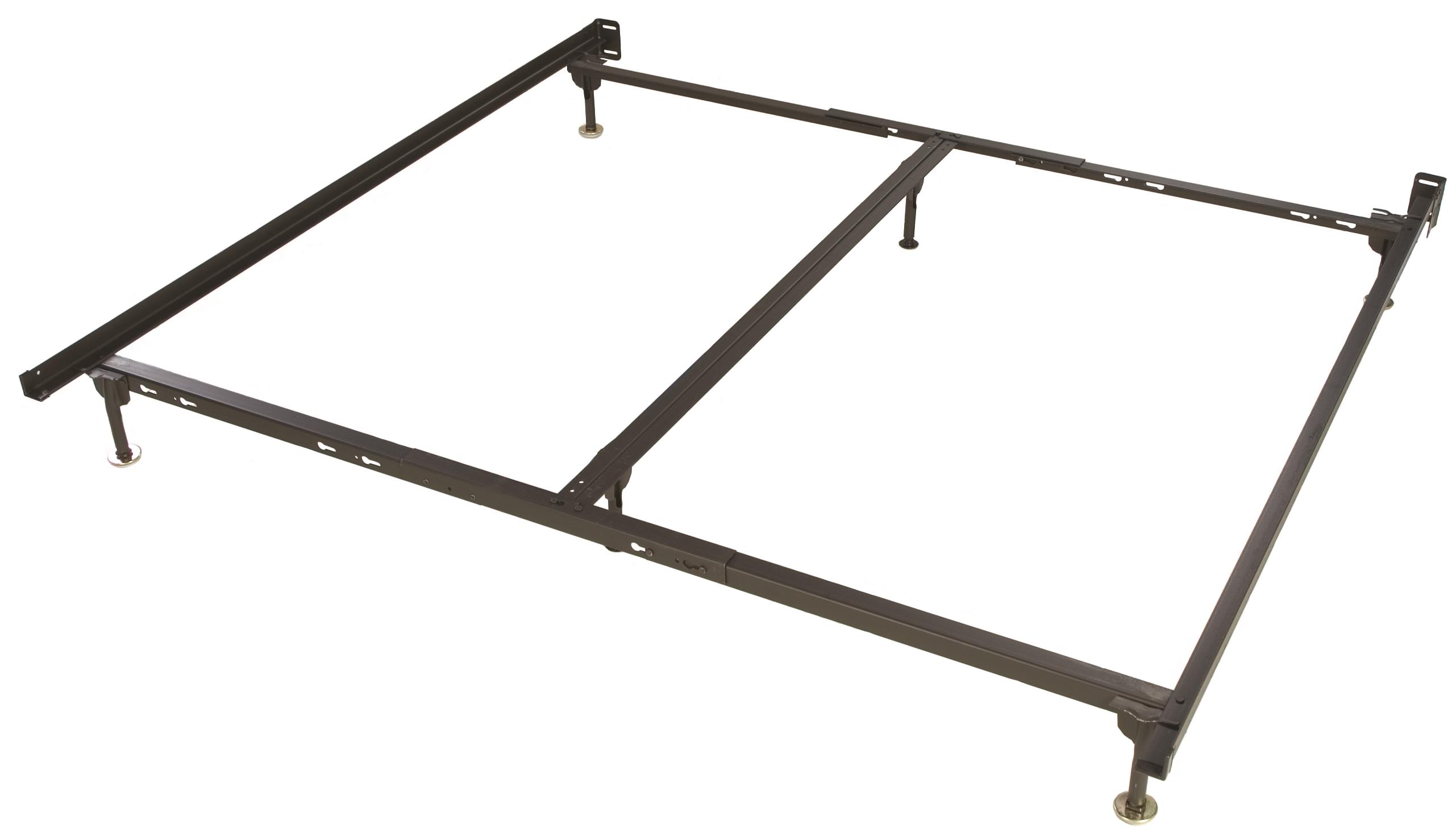 Bed frame top glide legs